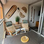 Belle Vue Mer, 90 M, Parking, Loggia, Wifi. * 아그