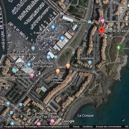 Belle Vue Mer, 90 M, Parking, Loggia, Wifi. Apartmán Agde