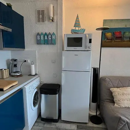 Belle Vue Mer, 90 M, Parking, Loggia, Wifi. Apartmán Agde